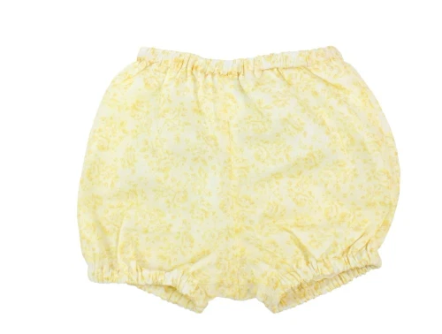 Wheat shorts nappy lemon flowers